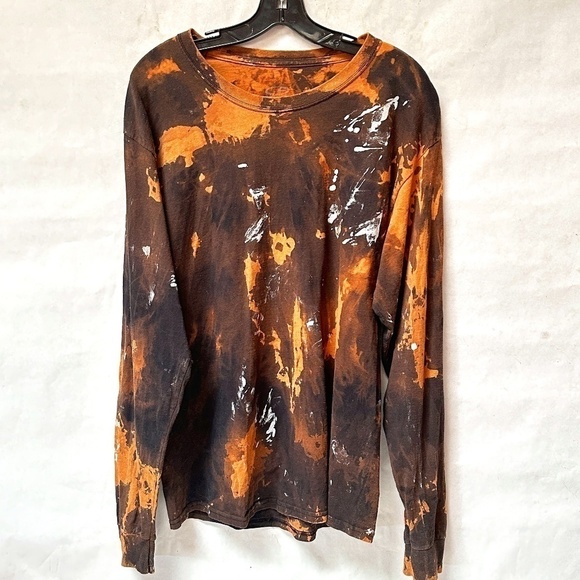 Champion C9 Tie Dye Acid Wash Yoga Athletic Workout Training Long Sleeve Tee - Picture 1 of 6